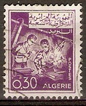 Algeria 1964 30c Violet - Skills series. SG429.